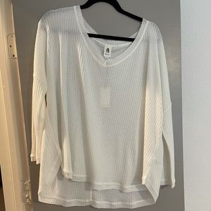 White V-neck thermal purchased from VICI